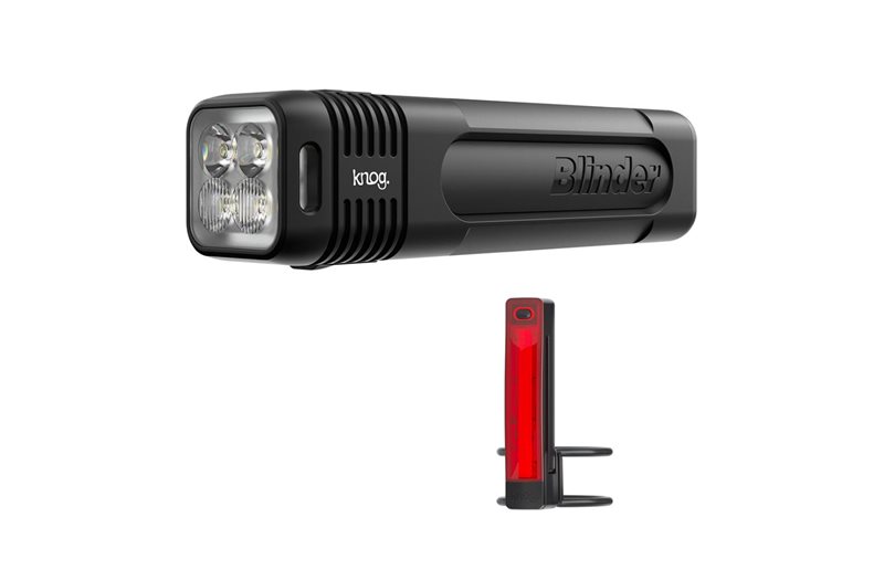 Knog Blinder Set 600 & Plus 20, Etu- ja takavalo