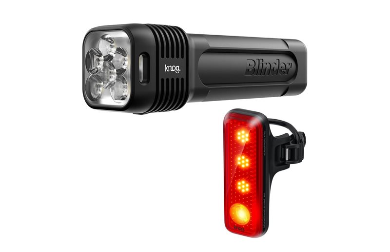 Knog Blinder 1300 & Blinder R150 set, etu- ja takavalo